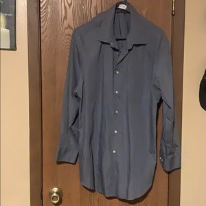 Gray long sleeve dress shirt